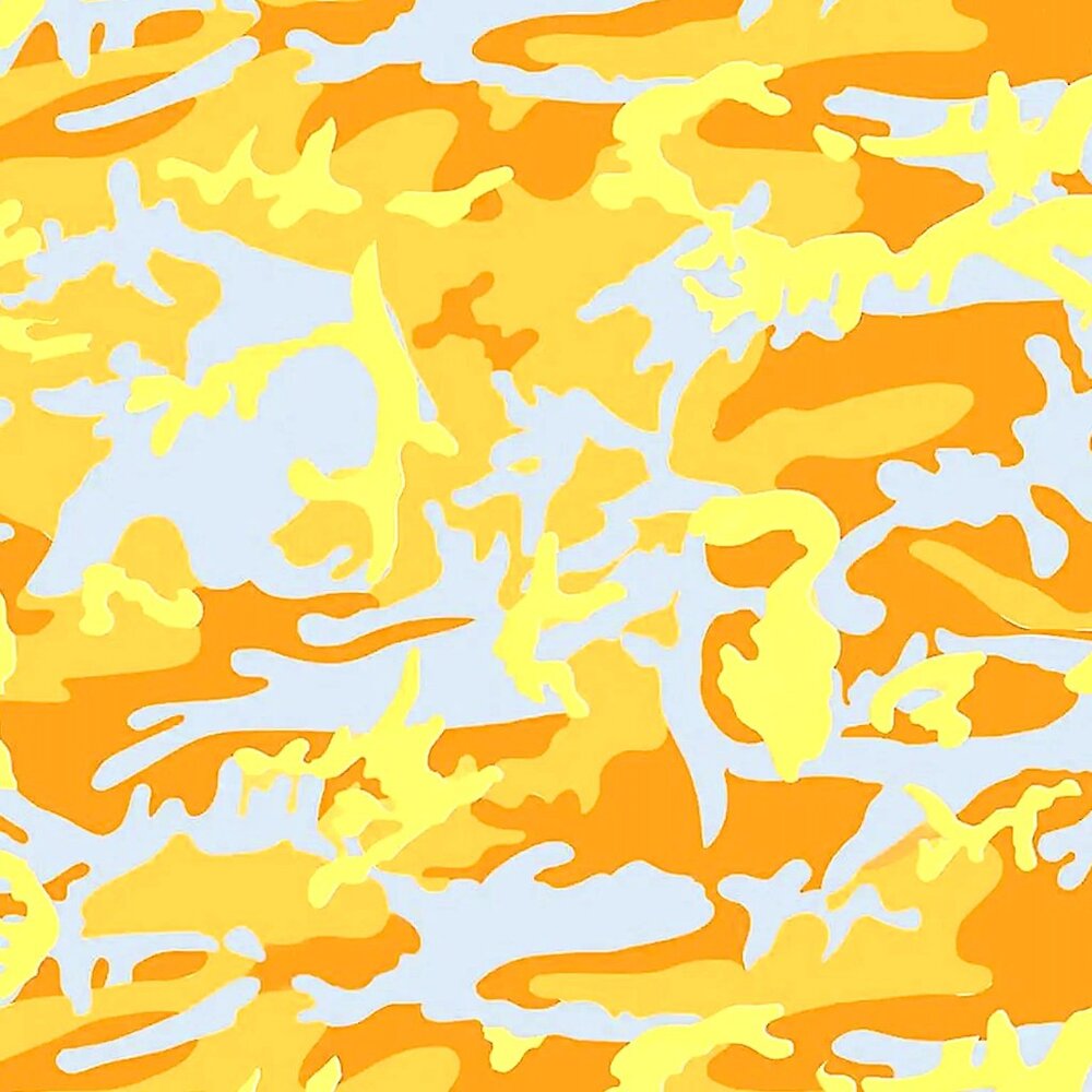 ANDY WARHOL Camoflage Bandana Hankie Scarf  (Licensed by Gingham)